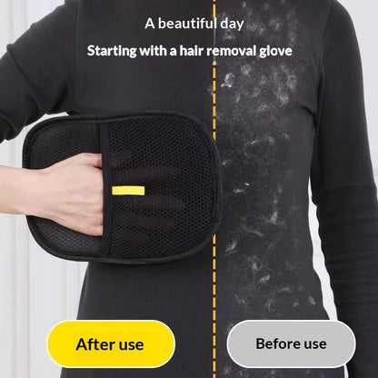 Pet Hair Removal Glove Cat & Dog Hair Cleaner Easy to Use Dual-Sided Adhesion Electrostatic Brush Multifunctional Home Use